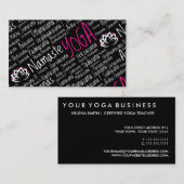 Elegant Yoga Center / Yoga Business / Teacher's Visitekaartje (Voorkant / Achterkant)
