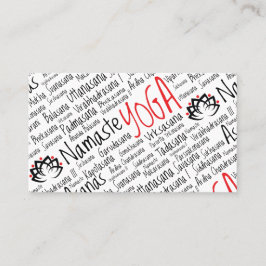 Elegant Yoga Center / Yoga Business / Teacher's Visitekaartje
