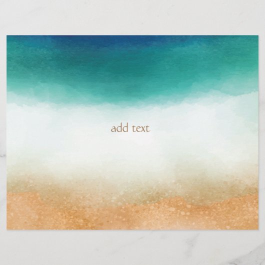 Elegant Yoga Instructor Blue Lotus Flyer (Achterkant)