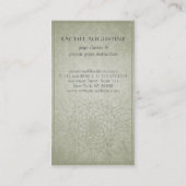 Elegant Yoga Instructor Gold Symbol en Mandala Visitekaartje (Achterkant)