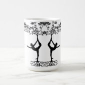 Elegant yoga stelt mok voor (Midden)