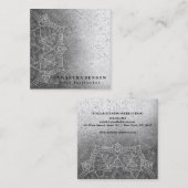 Elegant Yoga Vierkante Visitekaartje (Voorkant / Achterkant)