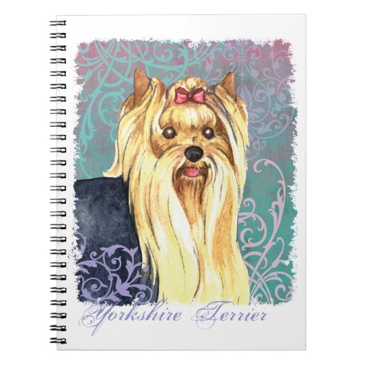 Elegant Yorkie Notitieboek (Voorkant)