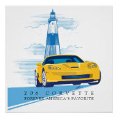 ELEGANT Z-06 VETTE ILLUSTRATIE PERFECT POSTER (Voorkant)