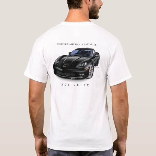 ELEGANT Z-06 VETTE ILLUSTRATIE T-SHIRT (Achterkant)
