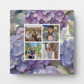 Elegant zacht licht paarse bloemen fotoplaat (Voorkant)