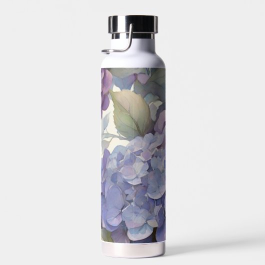 Elegant zacht licht paarse bloemen waterfles (Rechts)