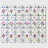 Elegant zacht orchidee bloemmotief - stijlvol cadeaupapier (Vlak)