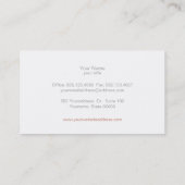 Elegant Zacht Roze Circles Spa en Salon Visitekaartje (Achterkant)