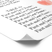 Elegant Zacht Roze Tulpschotel Poster (Hoek)