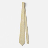 Elegant zachte beige bloemmotief stropdas (Voorkant)