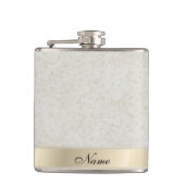 Elegant  zachte, bloemige heupfles (Voorkant)