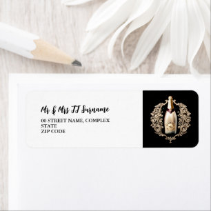 Elegant zakelijk evenement   Etiket mousserende wi