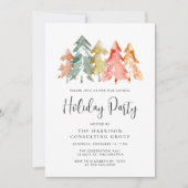 Elegant zakelijk kerstfeest kaart (Voorkant)