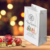 Elegant zakelijk logo Prettig kerstfeest Klein Cadeauzakje