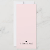 Elegant Zakelijk Persoonlijk Cadeaubewijs (Achterkant)
