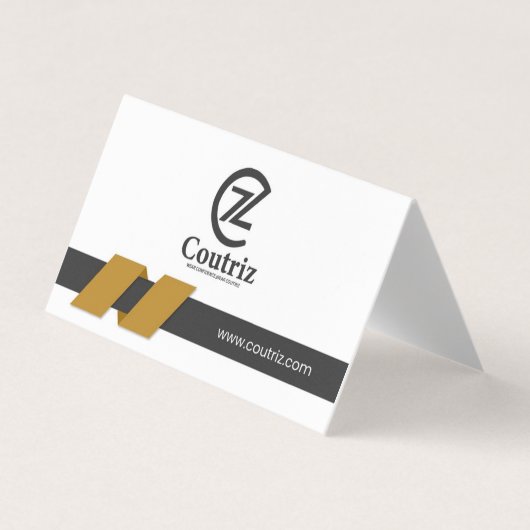 Elegant Zakelijk Visitekaartje Ontwerp (Voorkant)