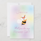 Elegant zal je mijn bridesmaïde-medium zijn kaart (Voorkant)