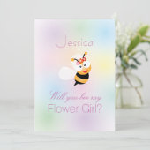 Elegant zal je mijn bridesmaïde-medium zijn kaart (Staand voorkant)