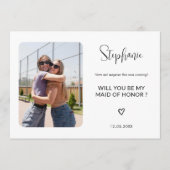 Elegant zal je mijn bruidsmeisje Kaart zijn (Voorkant)