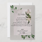 Elegant zal mijn bruidsmeisje uitnodiging zijn (Voorkant)