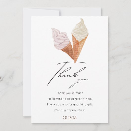 Elegant ze is geschept op Vrijgezellenfeest Bedankkaart (Voorkant)