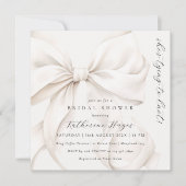 Elegant Ze is Tying the Knot Bow Vrijgezellenfeest Kaart (Voorkant)