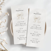 Elegant Ze is Tying the Knot Bow Vrijgezellenfeest Menu