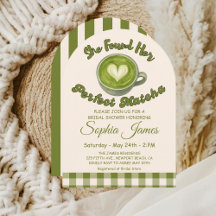 Elegant Ze Vond Haar Perfecte Matcha Bruidsuitnodi