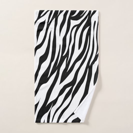 Elegant Zebra Huid Handdoek (Handdoek)