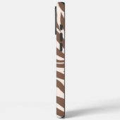 Elegant Zebra mocha patroon Case-Mate iPhone Case (Achterkant / Links)