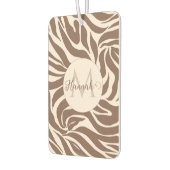 Elegant Zebra mocha patroon Luchtverfrisser (Links)