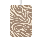 Elegant Zebra mocha patroon Luchtverfrisser (Achterkant)