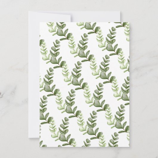 Elegant Zebra Pink Floral Baby shower uitnodiging (Achterkant)