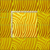 Elegant Zebra Print Fabric Stof (Delen)
