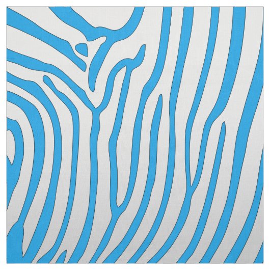 Elegant Zebra Print Fabric Stof (Swatch)