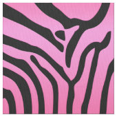 Elegant Zebra Print Fabric Stof (Close Up)