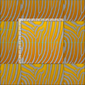 Elegant Zebra Print Fabric Stof (Delen)