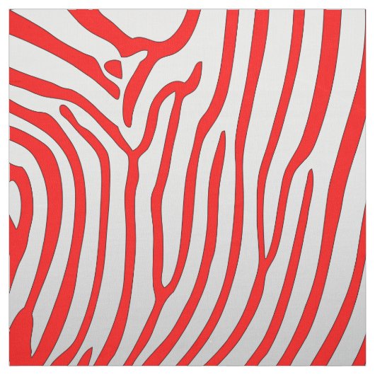 Elegant Zebra Print Fabric Stof (Swatch)