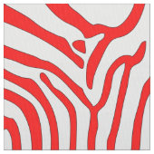 Elegant Zebra Print Fabric Stof (Close Up)