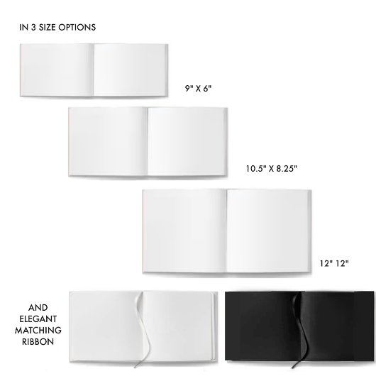 Elegant Zee Glass Waterverf Monogram Weddenschap Gastenboek