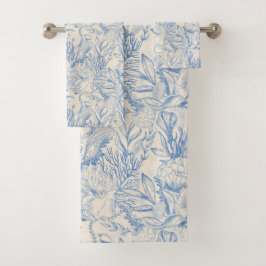 Elegant zee-groen doek bad handdoek