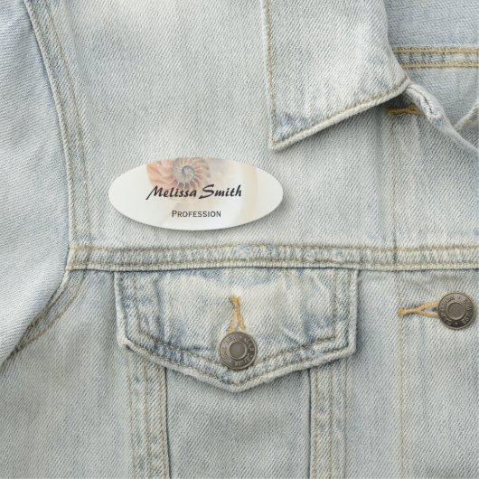 Elegant Zee Shell Naamplaatje (In situ)