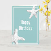 Elegant Zee Stars Birthday Wenskaart Kaart (Gele Bloem)