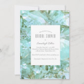 Elegant Zeeen glazen kristal Vrijgezellenfeest Kaart (Voorkant)