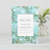 Elegant Zeeen glazen kristal Vrijgezellenfeest Kaart (Staand voorkant)