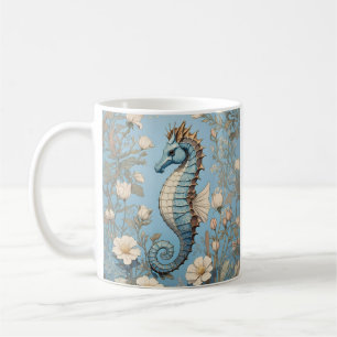 Elegant zeepaardje William Morris Geïnspireerd Koffiemok
