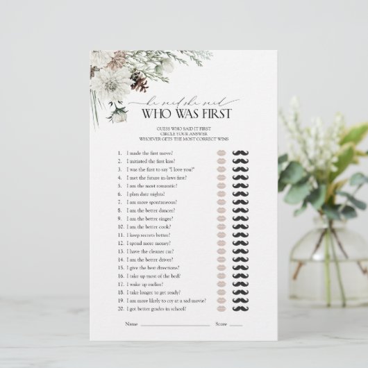 Elegant zei hij dat ze zei Winter Vrijgezellenfees (Staand voorkant)