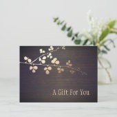 Elegant Zen Gold Branch Spa Cadeaubon (Staand voorkant)