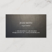 Elegant Zen Visitekaartje (Achterkant)